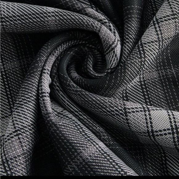 Plaid Stretchy Dress - Picture 4 of 5